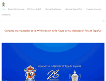 Tablet Screenshot of copadelrey.com.mx